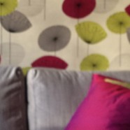 An open plan living/dining area is transformed